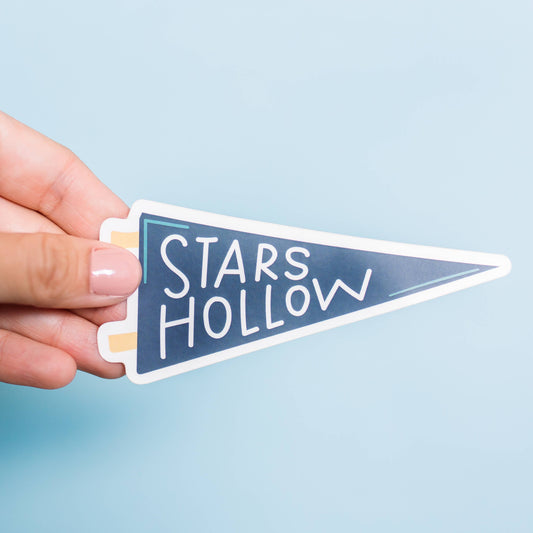 Stars Hollow Pennant Sticker