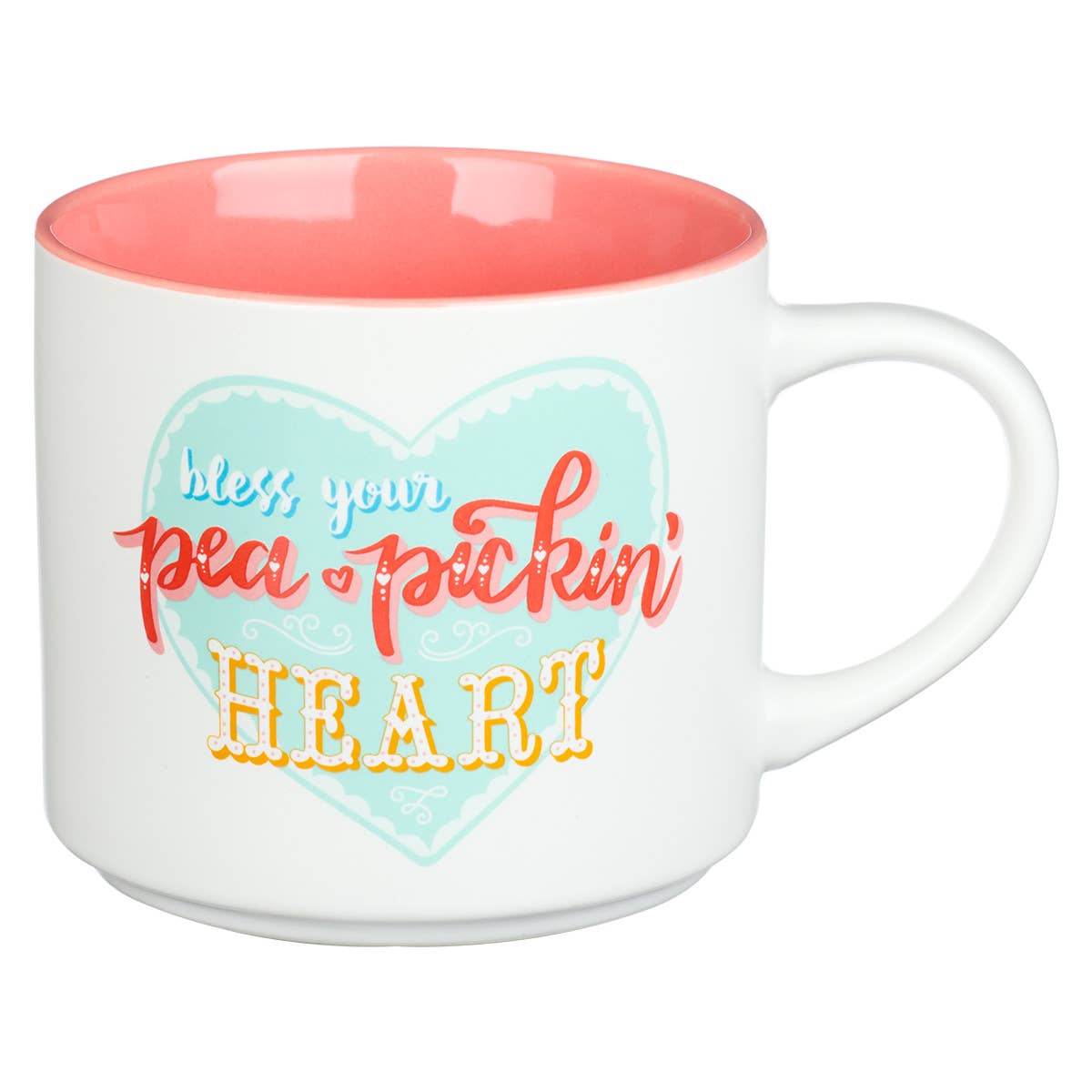 Mug Ceramic Pea Pickin' Heart