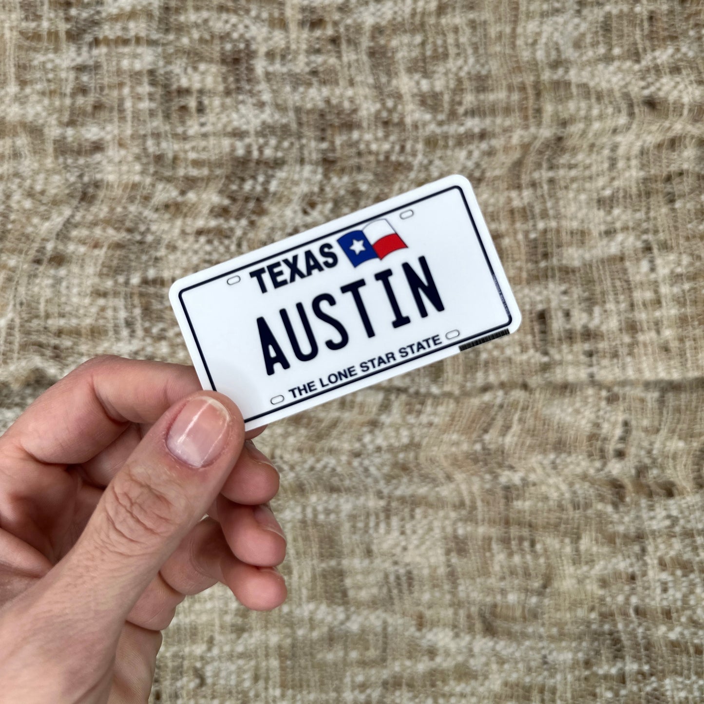 Austin, Texas License Plate Sticker