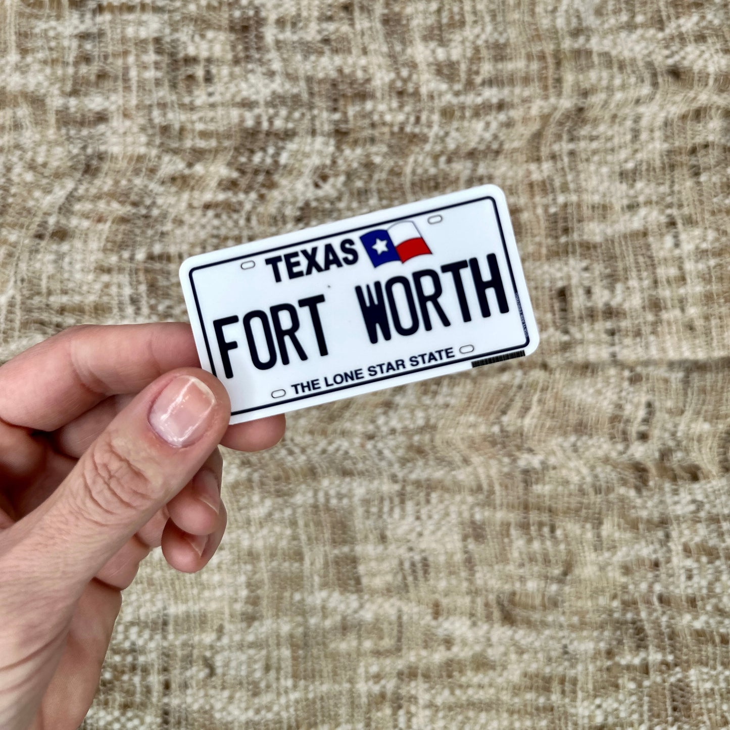 Fort Worth, Texas License Plate Sticker